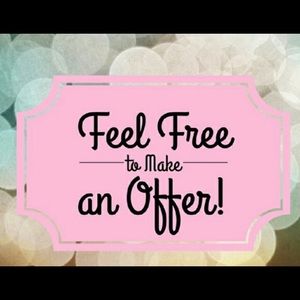 Feel free to make offer